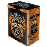 Harley Davidson Flour Tin Box