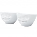 Set of 2 Small Porcelain Bowls by Tassen - Cheerful and Wink