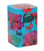 Metal box for tea or coffee - Capacity 100 grs - Poppy
