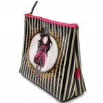 Gorjuss Classic Stripe Beauty bag - Ladybird