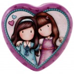 Gorjuss Heart Shaped Tin - We Walk Together