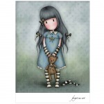 Gorjuss cards supplied with an envelope - Forget Me Not