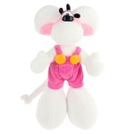 Diddl Plush in Pink Overalls  30 cm