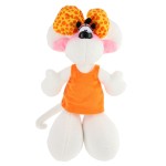Diddlina Plush in Orange Dress  30 cm