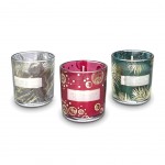 Gift box 3 Votives Heart and Home candles - Christmas