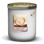 Large Love Story Soy Wax Candle Heart and Home - 75 hours