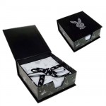 Notepad and pen Playboy Black.