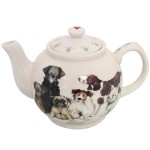 Dogs Together Teapot by Alex Clark