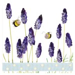 Lavender Bees Coaster by Alex Clark