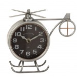 Retro Helicopter Table Clock 20 cm