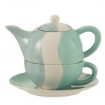 Wave Set cup and teapot