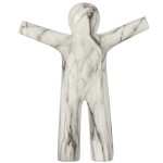 Bonhomme p'tit Maurice in marble-look resin