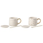 Set of 2 Amélie cups and spoons
