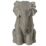 Resin elephant statuette 18 cm