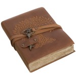 Vintage Tree of Life Notebook with Leather Cover