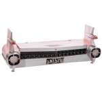 Malle USA pink car Trunk metal 143 cm