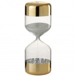 Hourglass decoration - glass and gilding