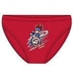 Beyblade red swimming trunks