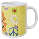 Yellow Flowers Power Mug by Cbkration