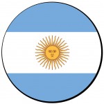 Set of 4 coasters Argentina by Cbkreation