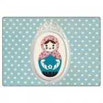 Starry Russian doll mouse pad by Cbkreation