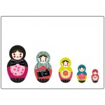 Russian dolls mouse pad by Cbkreation