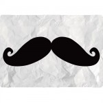Mustache mouse pad Cbkreation