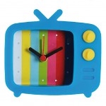 Blu vintage Tv Alarm Clock
