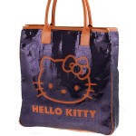 Hello Kitty by Camomilla purple sequins shopping bag