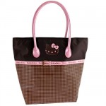 Hello Kitty by Camomilla chocolate Houndstooth handbag