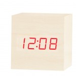 Alarm clock with acoustic sensor