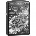 Harley Davidson Grey Dusk Zippo Lighter