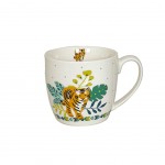 Tiger porcelain mug