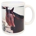 Horse ceramic mug by Cbkreation