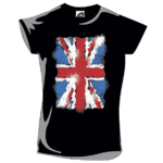 London Union Jack black T-shirt