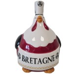 Ceramic Breton Hen Piggy Bank - Red