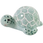 Ceramic Green Turtle Piggy Bank