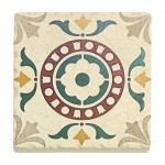 Set of 2 Cement tile coasters