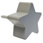 Furniture knob for children - sold individually - Grey Star