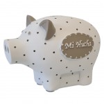 Small piggy bank - White