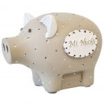 Small piggy bank - light brown