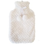 Very soft fur hot water bottle