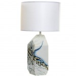 Abstract ceramic motif lamp 55 cm