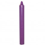 Tinted candle in the mass - Purple color