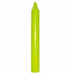 Tinted candle in the mass - Apple green color