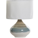 Blue Sandstone Lamp 28 cm