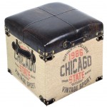 Chicago Retro ottoman storage box 34 cm