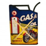 Jerrican Gas and Oil wall decor
