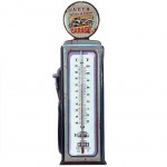 Deco Thermometer Gas Pump 47 cm - Grey