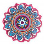 Set of 2 Mandala coasters - Pink